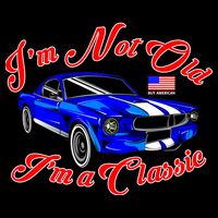 I'm Not Old I'm A Classic Buy American Women's Crop Top Tee