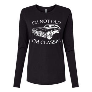 I'm Not Old I'm Classic Womens Cotton Relaxed Long Sleeve T-Shirt