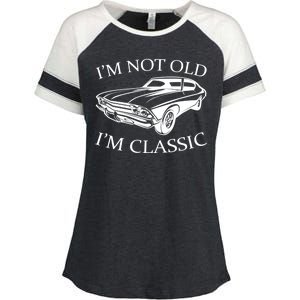 I'm Not Old I'm Classic Enza Ladies Jersey Colorblock Tee