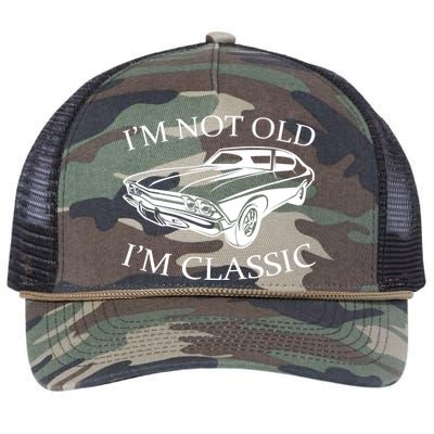 I'm Not Old I'm Classic Retro Rope Trucker Hat Cap