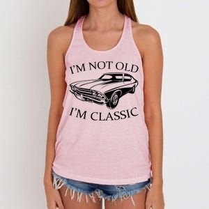 I'm Not Old I'm Classic Women's Knotted Racerback Tank