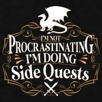 I'm Not Procrastinating I'm Doing Side Quest RPG Ladies PosiCharge Tri-Blend Wicking Tank
