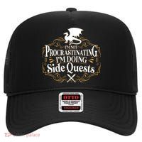 I'm Not Procrastinating I'm Doing Side Quest RPG High Crown Mesh Back Trucker Hat