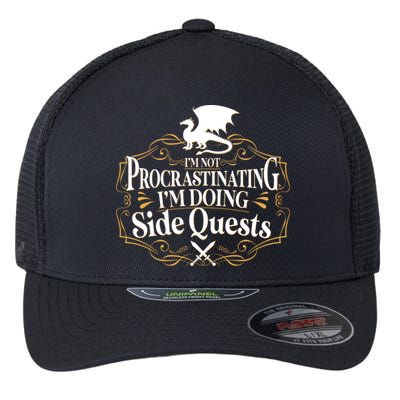 I'm Not Procrastinating I'm Doing Side Quest RPG Flexfit Unipanel Trucker Cap
