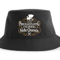 I'm Not Procrastinating I'm Doing Side Quest RPG Sustainable Bucket Hat