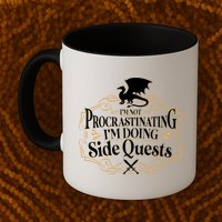 I'm Not Procrastinating I'm Doing Side Quest RPG Mug