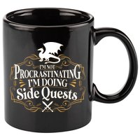 I'm Not Procrastinating I'm Doing Side Quest RPG 11oz C Handle Ceramic Mug