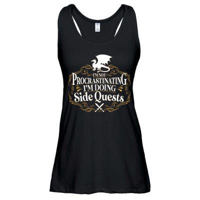 I'm Not Procrastinating I'm Doing Side Quest RPG Ladies Essential Flowy Tank