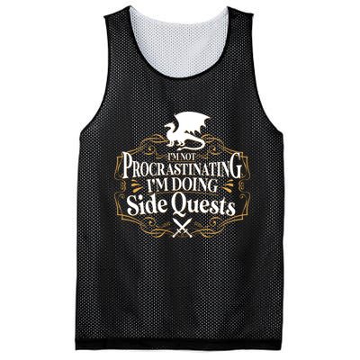 I'm Not Procrastinating I'm Doing Side Quest RPG Mesh Reversible Basketball Jersey Tank