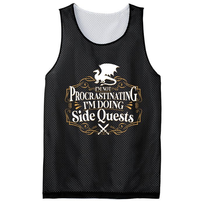 I'm Not Procrastinating I'm Doing Side Quest RPG Mesh Reversible Basketball Jersey Tank