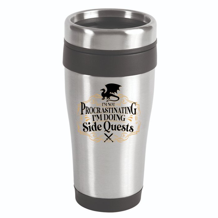 I'm Not Procrastinating I'm Doing Side Quest RPG 16oz Travel Tumbler