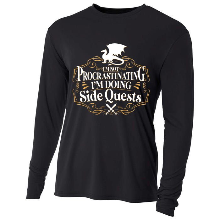 I'm Not Procrastinating I'm Doing Side Quest RPG Cooling Performance Long Sleeve Crew