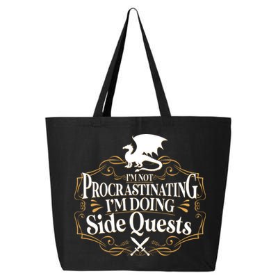 I'm Not Procrastinating I'm Doing Side Quest RPG 25L Jumbo Tote