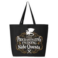 I'm Not Procrastinating I'm Doing Side Quest RPG 25L Jumbo Tote