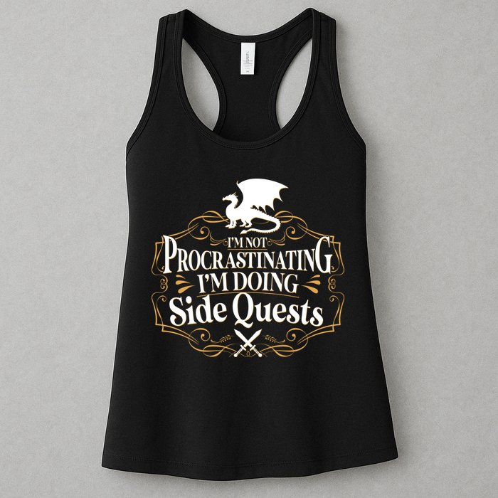 I'm Not Procrastinating I'm Doing Side Quest RPG Womens Tank Top