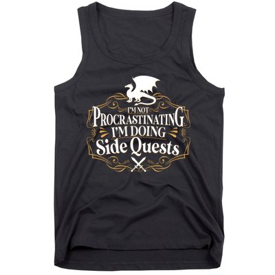 I'm Not Procrastinating I'm Doing Side Quest RPG Tank Top