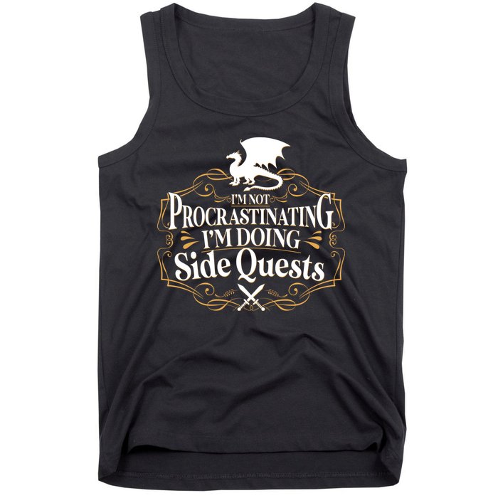 I'm Not Procrastinating I'm Doing Side Quest RPG Tank Top