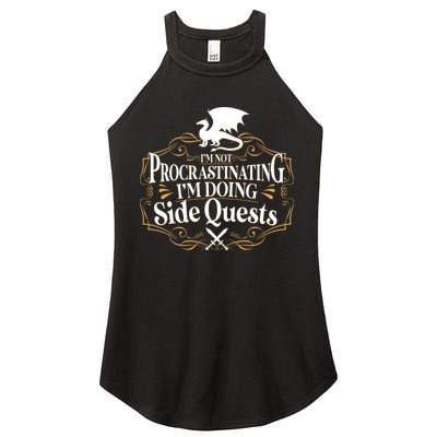 I'm Not Procrastinating I'm Doing Side Quest RPG Women's Perfect Tri Rocker Tank