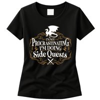 I'm Not Procrastinating I'm Doing Side Quest RPG Womens T-Shirt