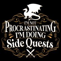 I'm Not Procrastinating I'm Doing Side Quest RPG Women's V-Neck T-Shirt