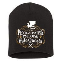 I'm Not Procrastinating I'm Doing Side Quest RPG Short Acrylic Beanie