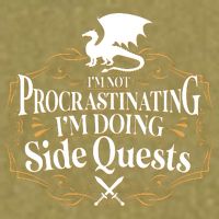 I'm Not Procrastinating I'm Doing Side Quest RPG Garment-Dyed Women's Muscle Tee