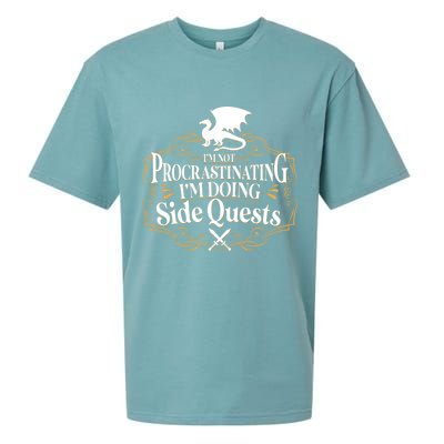 I'm Not Procrastinating I'm Doing Side Quest RPG Sueded Cloud Jersey T-Shirt