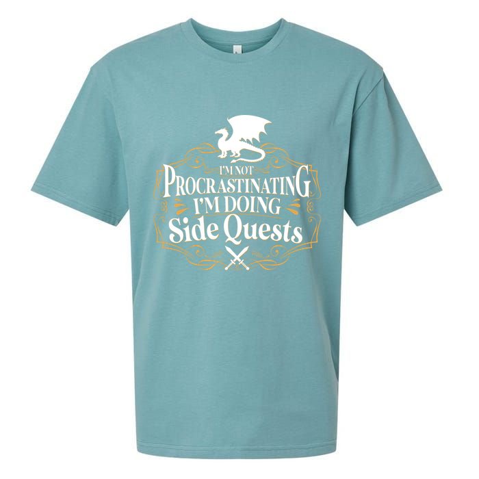 I'm Not Procrastinating I'm Doing Side Quest RPG Sueded Cloud Jersey T-Shirt