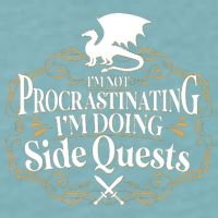 I'm Not Procrastinating I'm Doing Side Quest RPG Sueded Cloud Jersey T-Shirt