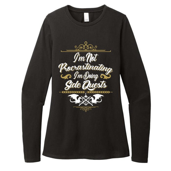 I'm Not Procrastinating I'm Doing Side Quests Womens CVC Long Sleeve Shirt