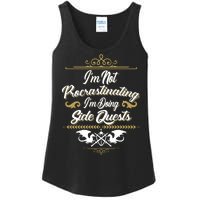 I'm Not Procrastinating I'm Doing Side Quests Ladies Essential Tank