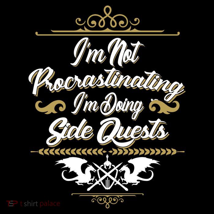 I'm Not Procrastinating I'm Doing Side Quests Dry Zone Grid Polo
