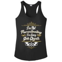 I'm Not Procrastinating I'm Doing Side Quests Ladies PosiCharge Competitor Racerback Tank