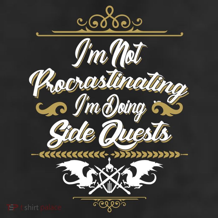 I'm Not Procrastinating I'm Doing Side Quests Golf Towel