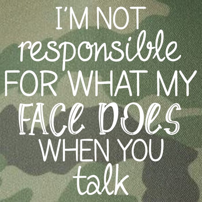 I'm Not Responsible For What My Face Does When You Talk Legacy Tie Dye Trucker Hat