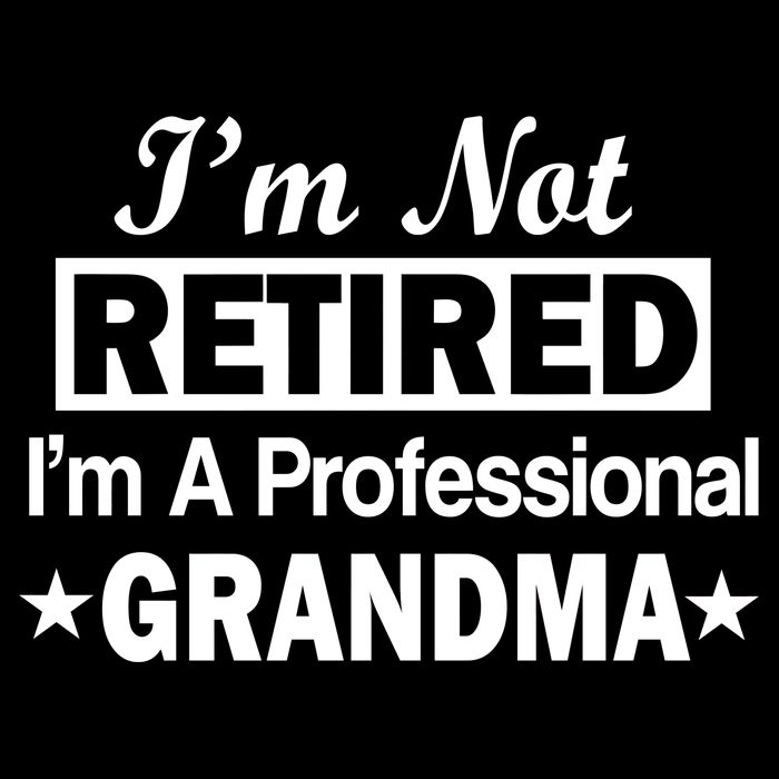 I'm Not Retired I'm A Professional Grandma Flatbill Hat