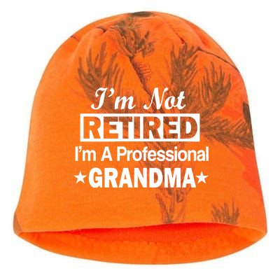 I'm Not Retired I'm A Professional Grandma Kati - Camo Knit Beanie