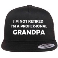 I'm Not Retired I'm A Professional Grandpa Flatbill Hat