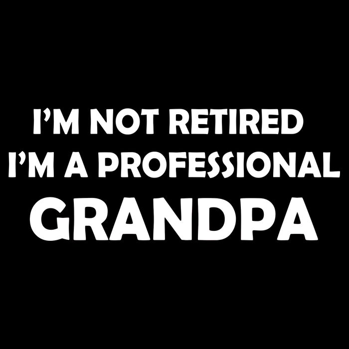 I'm Not Retired I'm A Professional Grandpa Flatbill Hat