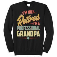 I'm Not Retired I'm A Professional Grandpa Vintage Sweatshirt