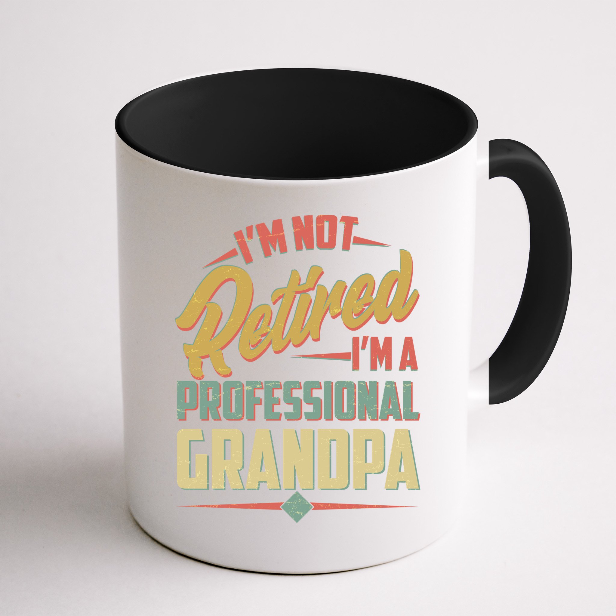 I'm Not Retired I'm A Professional Grandpa Vintage Mug