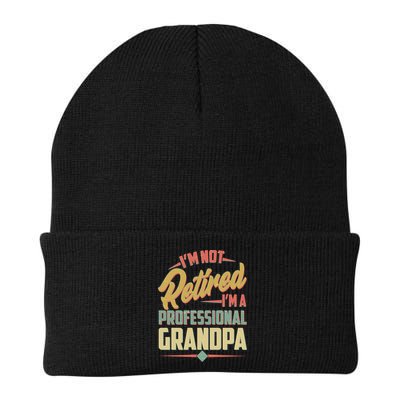 I'm Not Retired I'm A Professional Grandpa Vintage Beanie