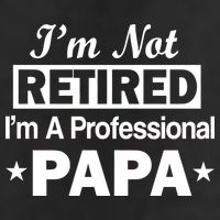 I'm Not Retired I'm A Professional Papa Cool Comfort Performance Bucket Hat