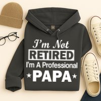 I'm Not Retired I'm A Professional Papa Hoodie