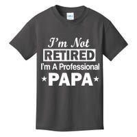 I'm Not Retired I'm A Professional Papa Kids T-Shirt