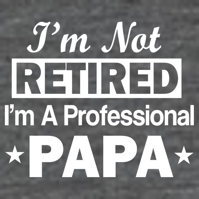 I'm Not Retired I'm A Professional Papa Kids T-Shirt