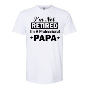 I'm Not Retired I'm A Professional Papa Softstyle CVC T-Shirt