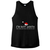 I'm Not Santa, But You Can Sit On My Lap Ladies PosiCharge Tri-Blend Wicking Tank