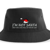 I'm Not Santa, But You Can Sit On My Lap Sustainable Bucket Hat