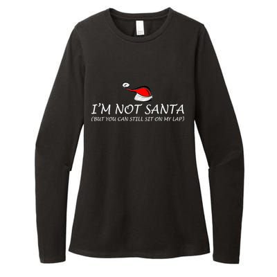 I'm Not Santa, But You Can Sit On My Lap Womens CVC Long Sleeve Shirt